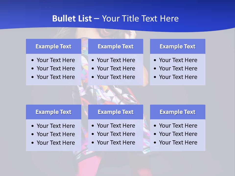 Woman Party Gogo PowerPoint Template