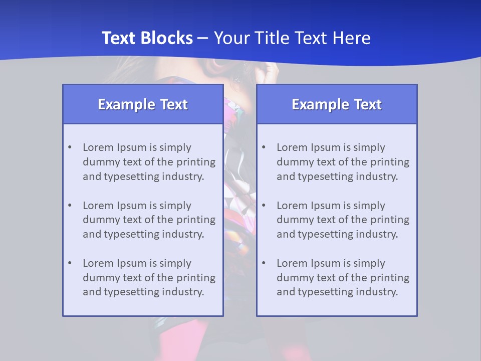 Woman Party Gogo PowerPoint Template