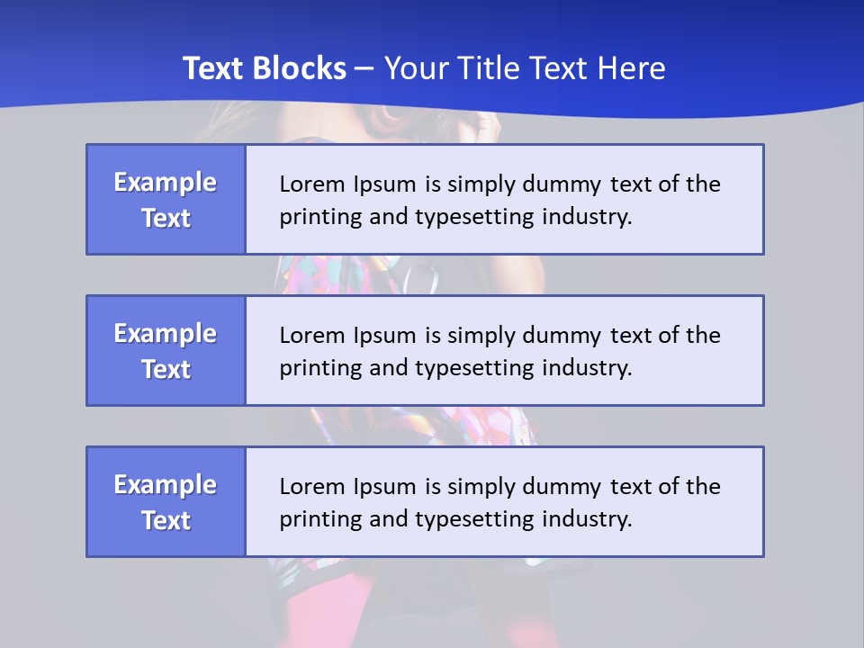 Woman Party Gogo PowerPoint Template