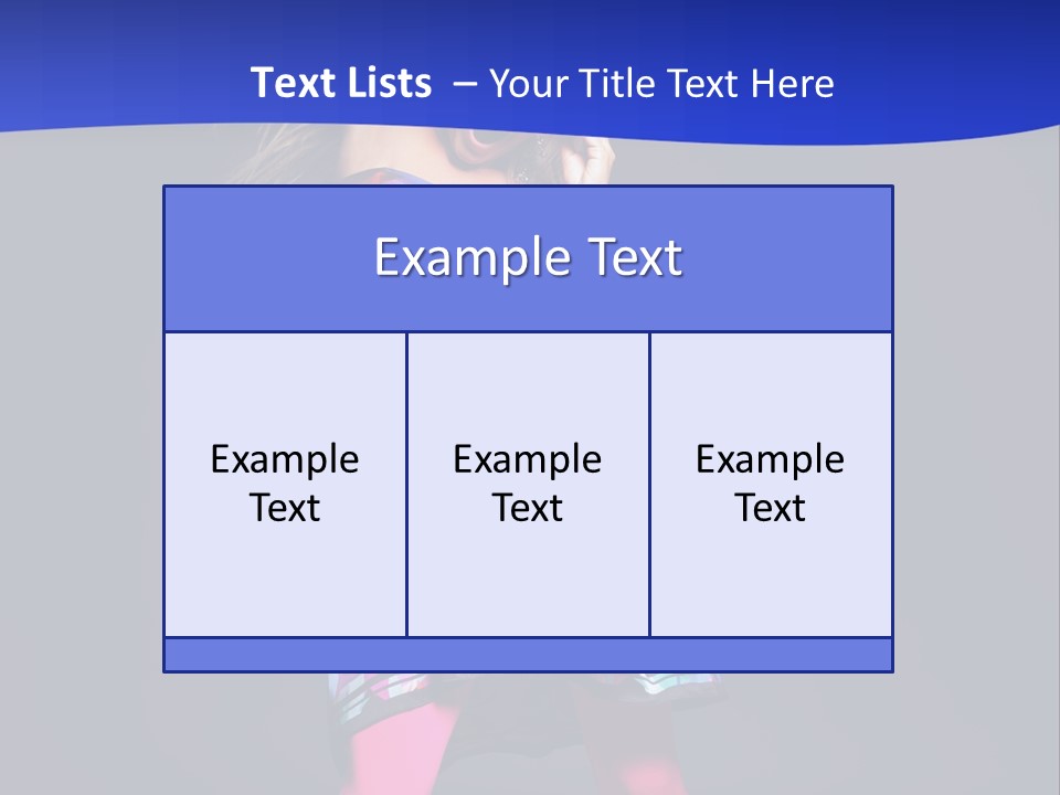 Woman Party Gogo PowerPoint Template