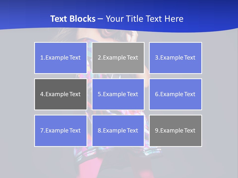 Woman Party Gogo PowerPoint Template