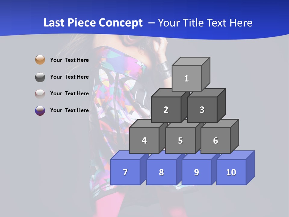 Woman Party Gogo PowerPoint Template