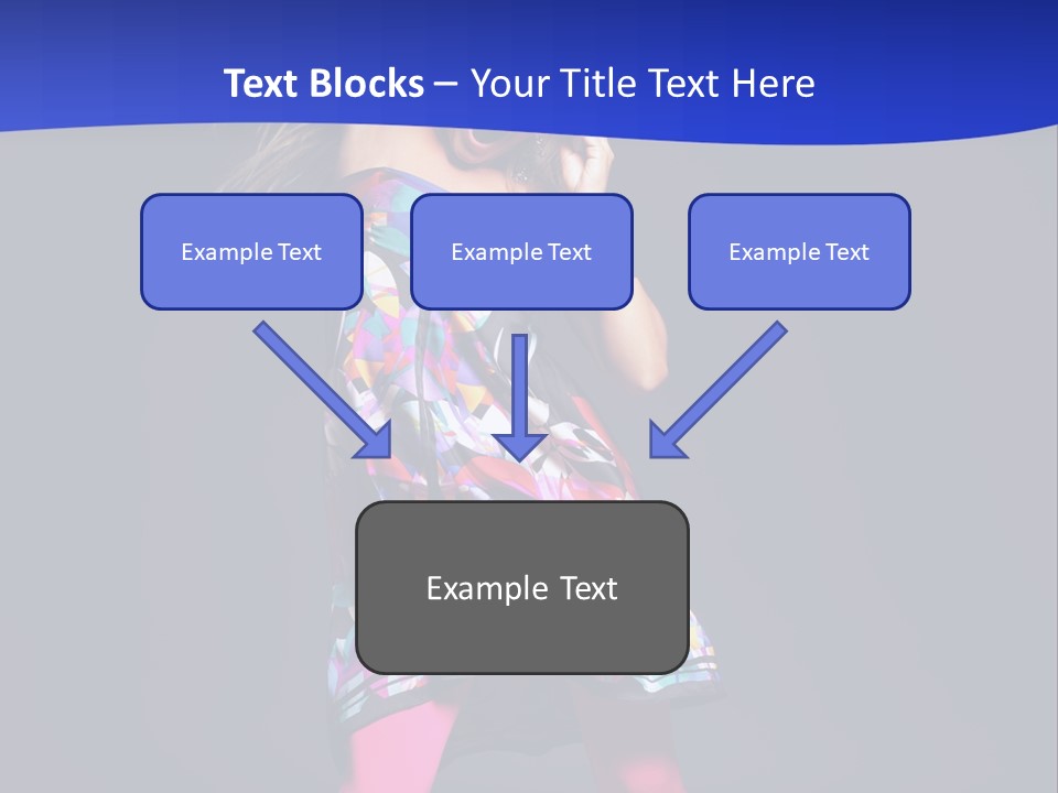 Woman Party Gogo PowerPoint Template