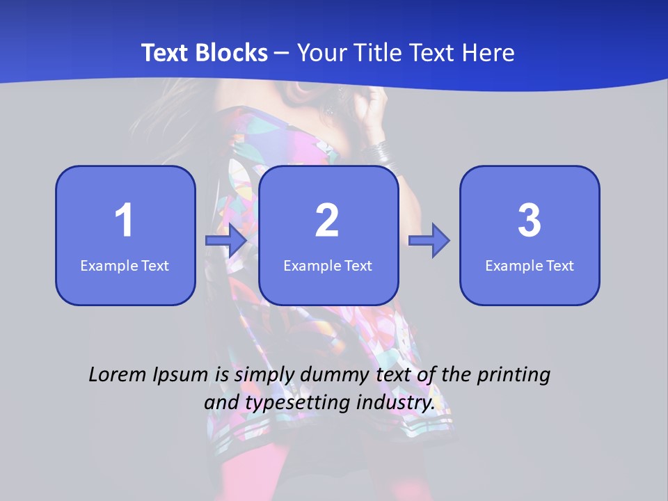 Woman Party Gogo PowerPoint Template