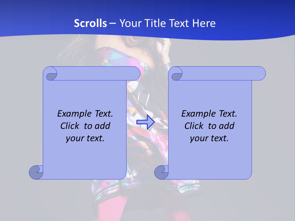 Woman Party Gogo PowerPoint Template