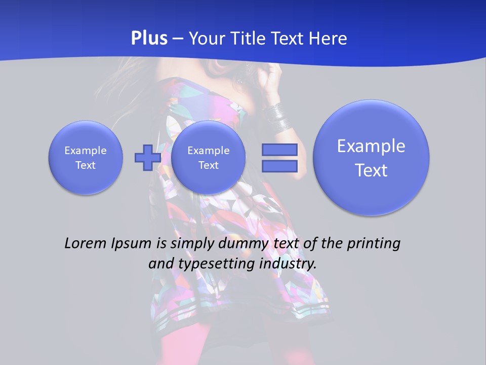 Woman Party Gogo PowerPoint Template