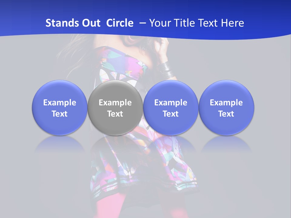 Woman Party Gogo PowerPoint Template