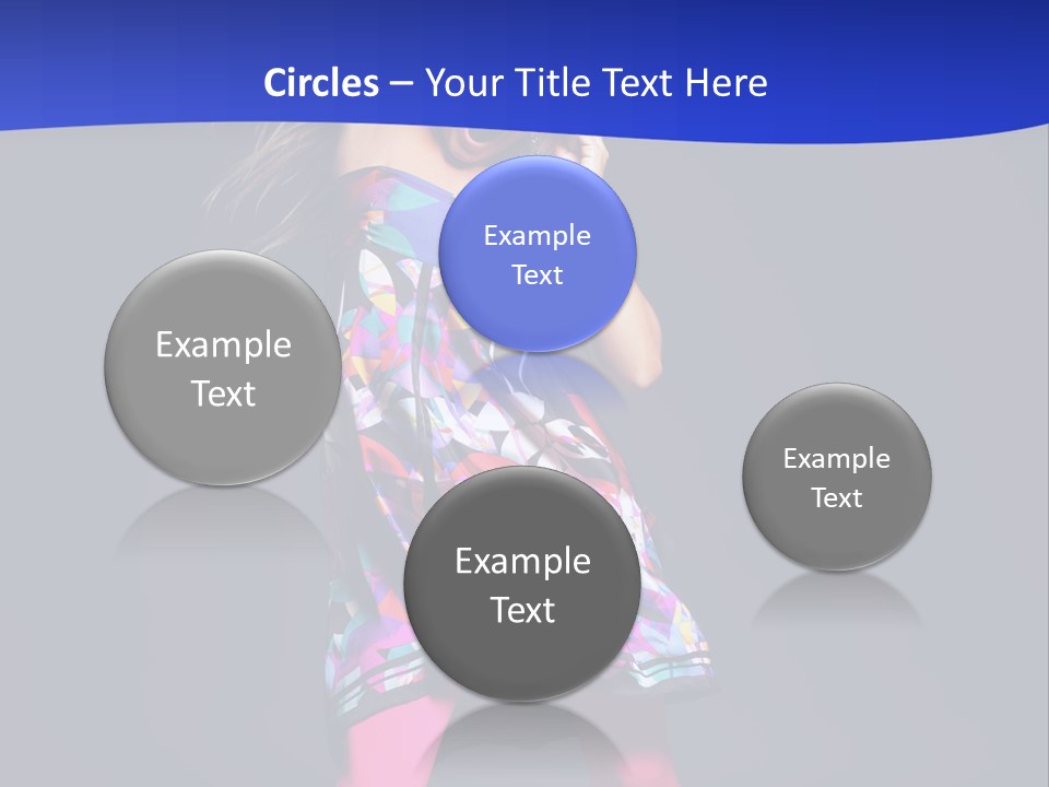 Woman Party Gogo PowerPoint Template