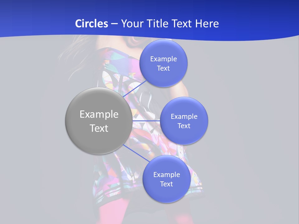 Woman Party Gogo PowerPoint Template