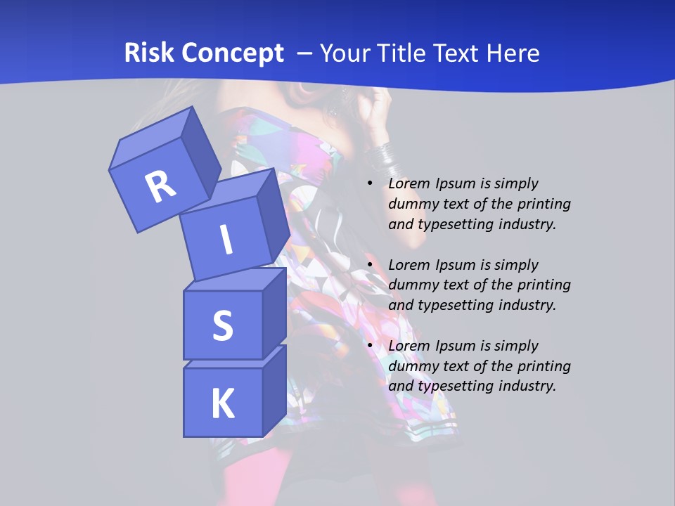 Woman Party Gogo PowerPoint Template