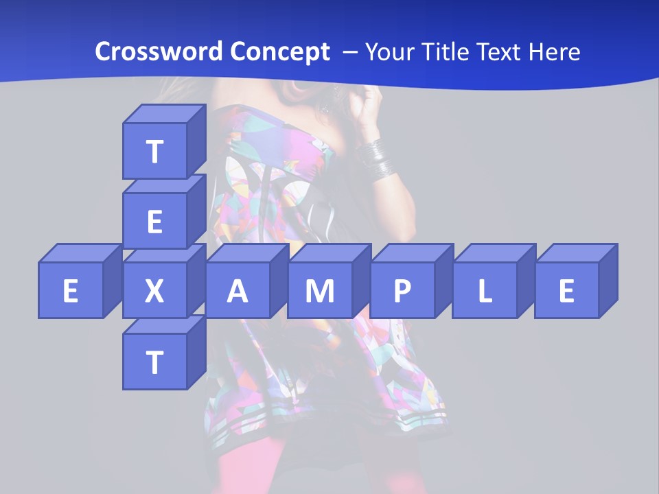 Woman Party Gogo PowerPoint Template