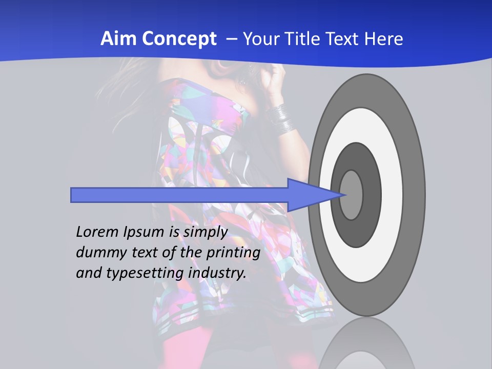 Woman Party Gogo PowerPoint Template