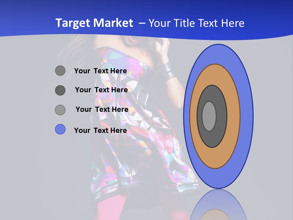 Woman Party Gogo PowerPoint Template