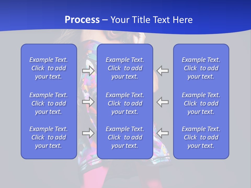 Woman Party Gogo PowerPoint Template