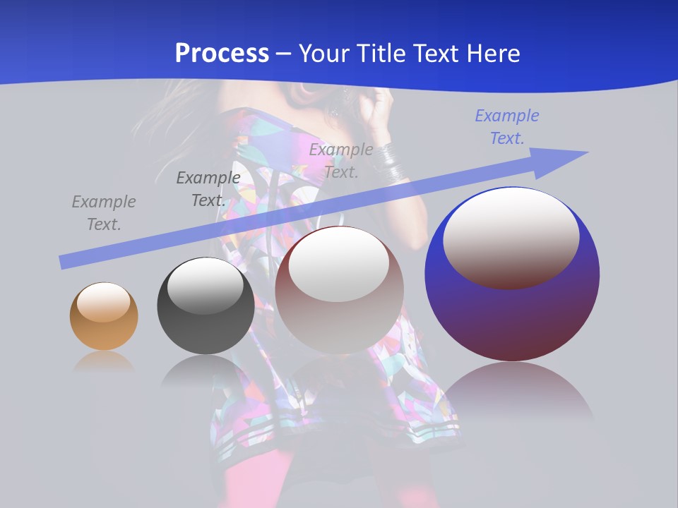 Woman Party Gogo PowerPoint Template