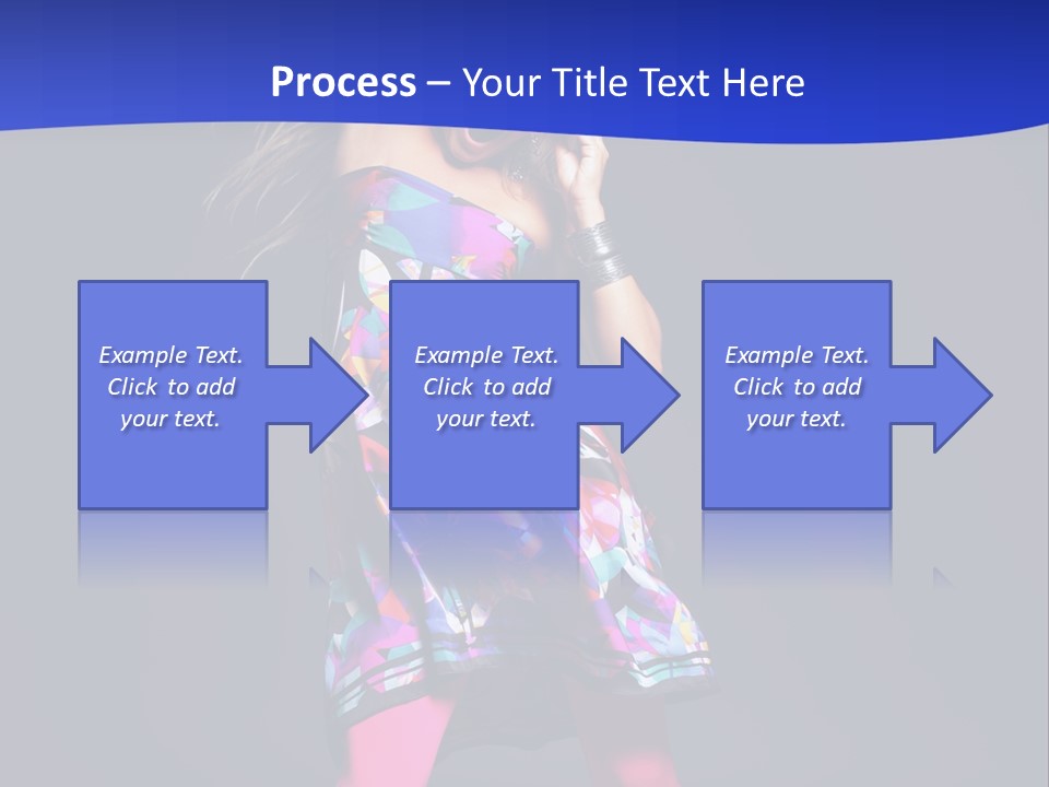 Woman Party Gogo PowerPoint Template