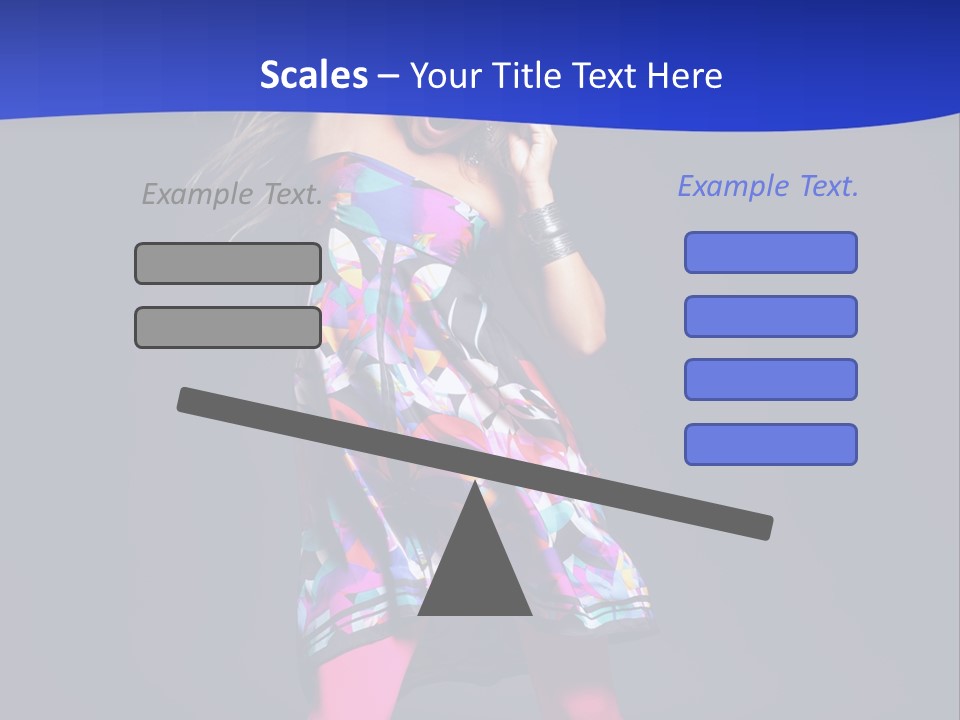 Woman Party Gogo PowerPoint Template