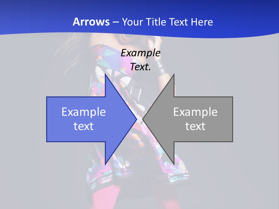 Woman Party Gogo PowerPoint Template