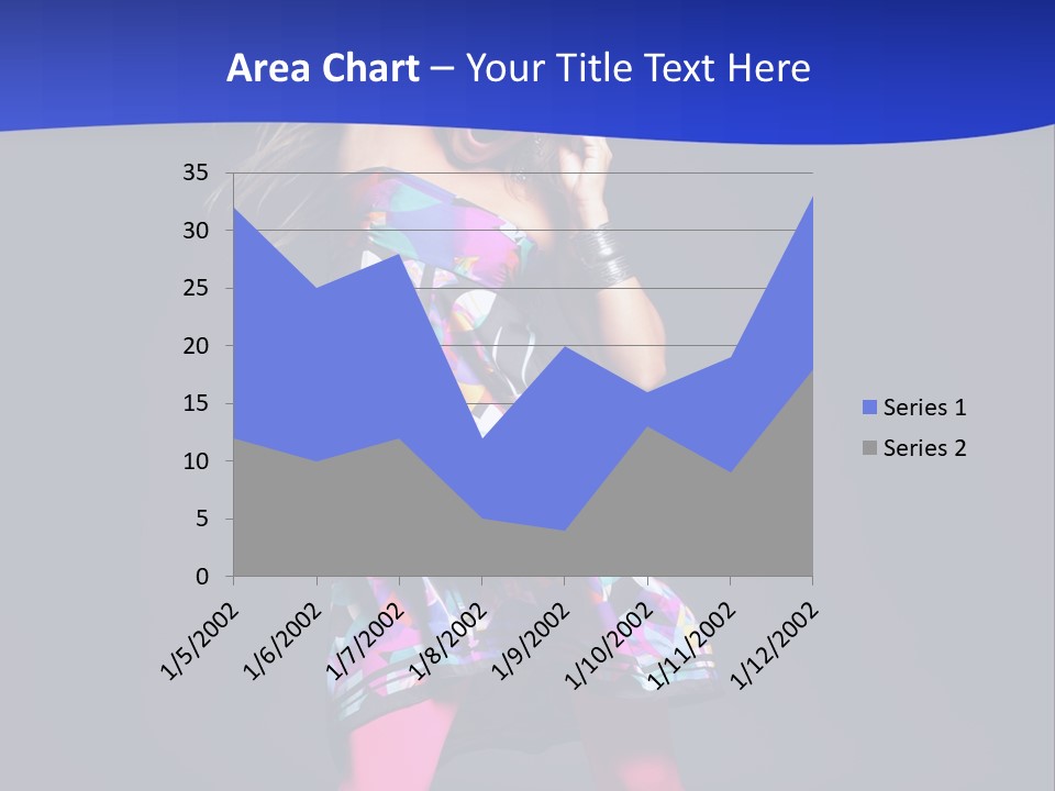 Woman Party Gogo PowerPoint Template