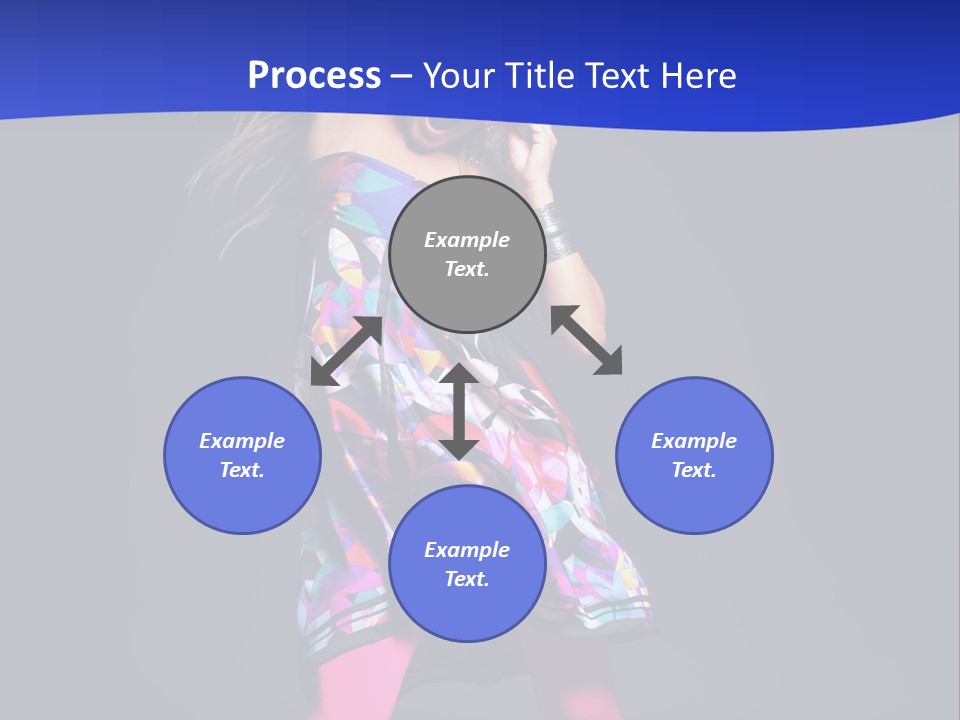 Woman Party Gogo PowerPoint Template