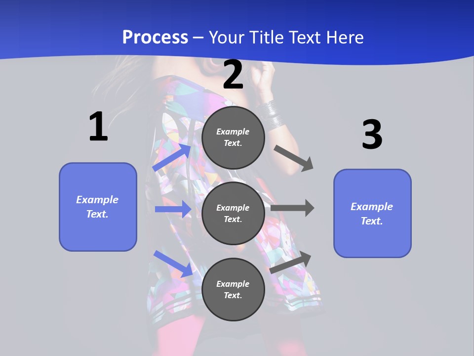 Woman Party Gogo PowerPoint Template