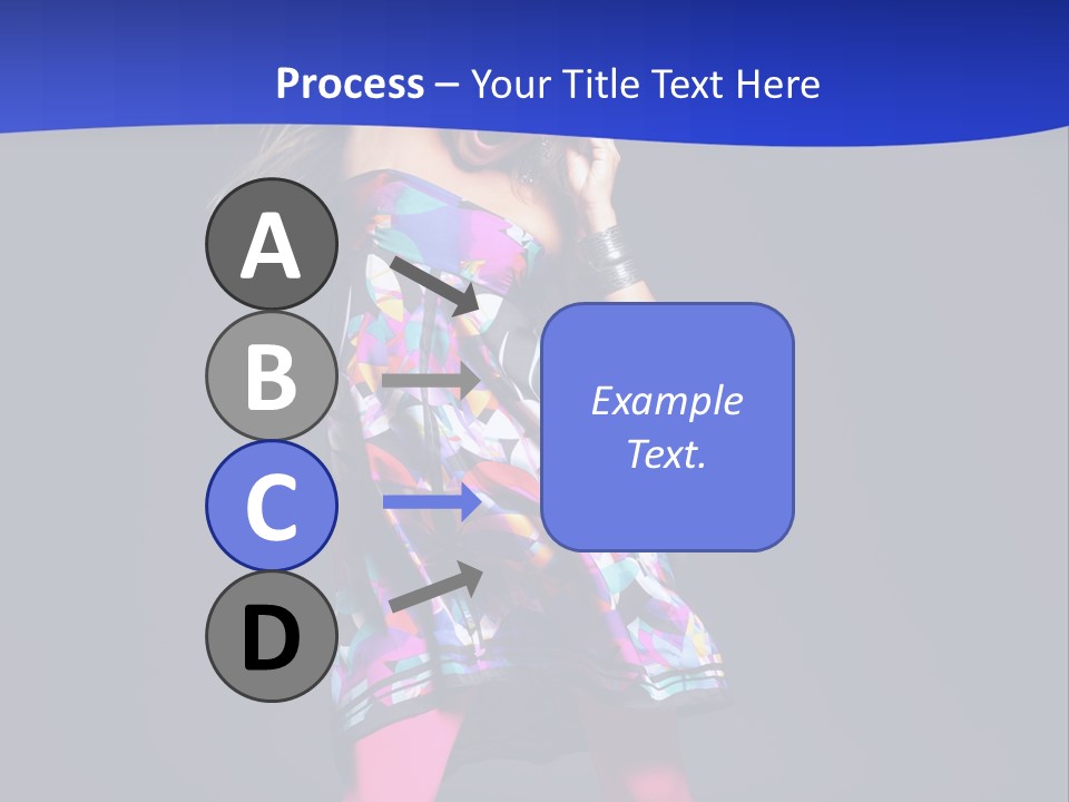 Woman Party Gogo PowerPoint Template