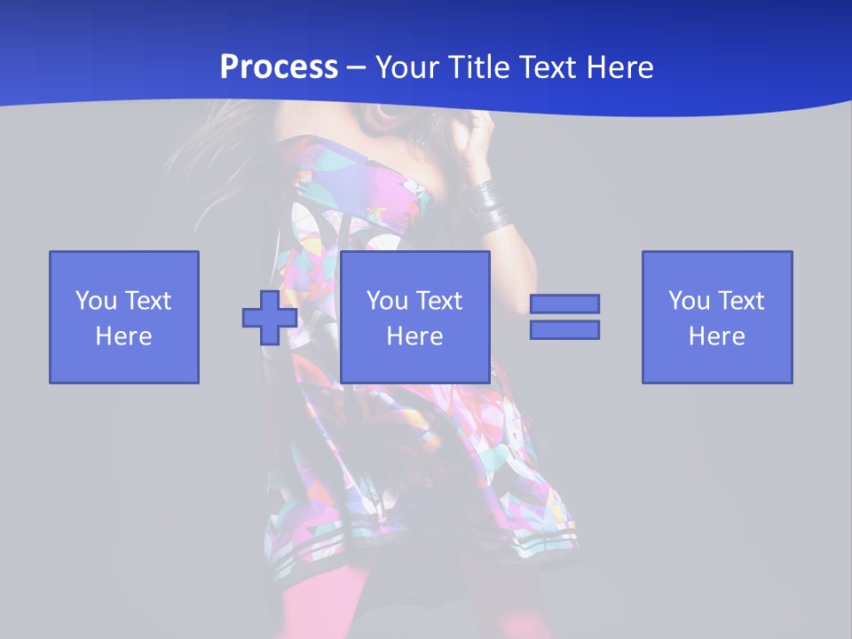 Woman Party Gogo PowerPoint Template