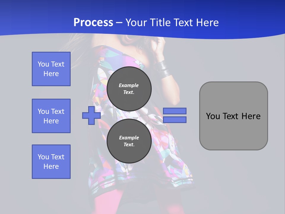 Woman Party Gogo PowerPoint Template