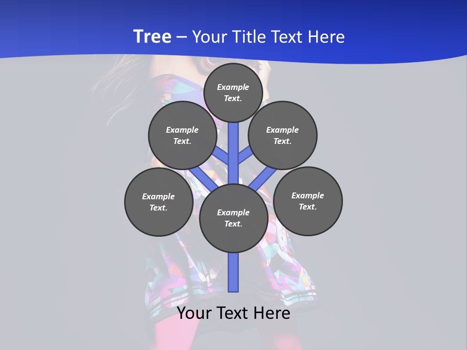 Woman Party Gogo PowerPoint Template