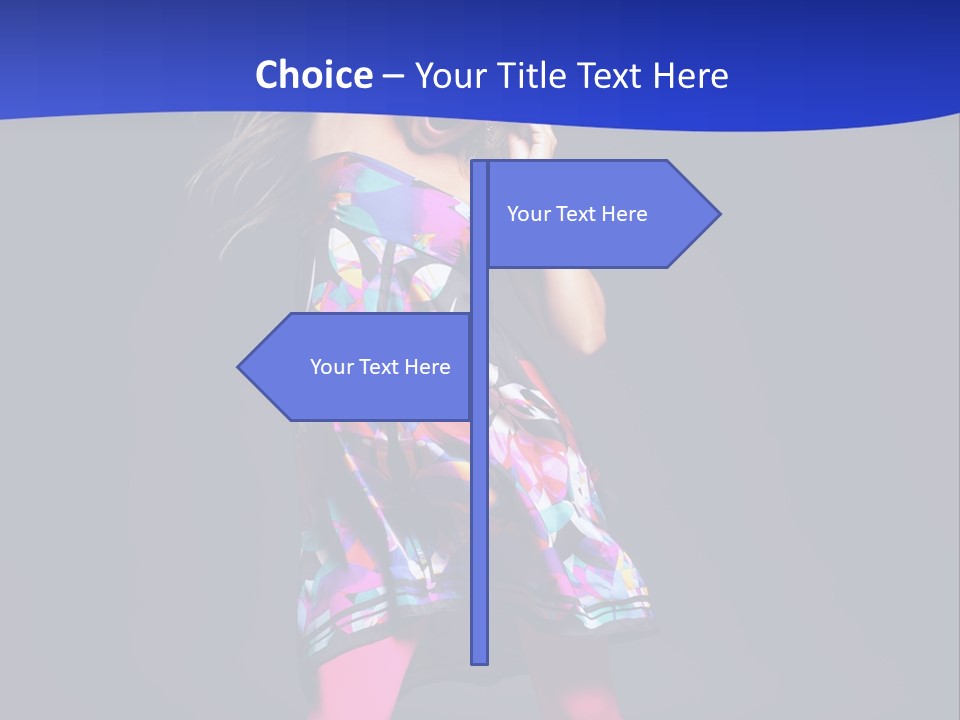 Woman Party Gogo PowerPoint Template