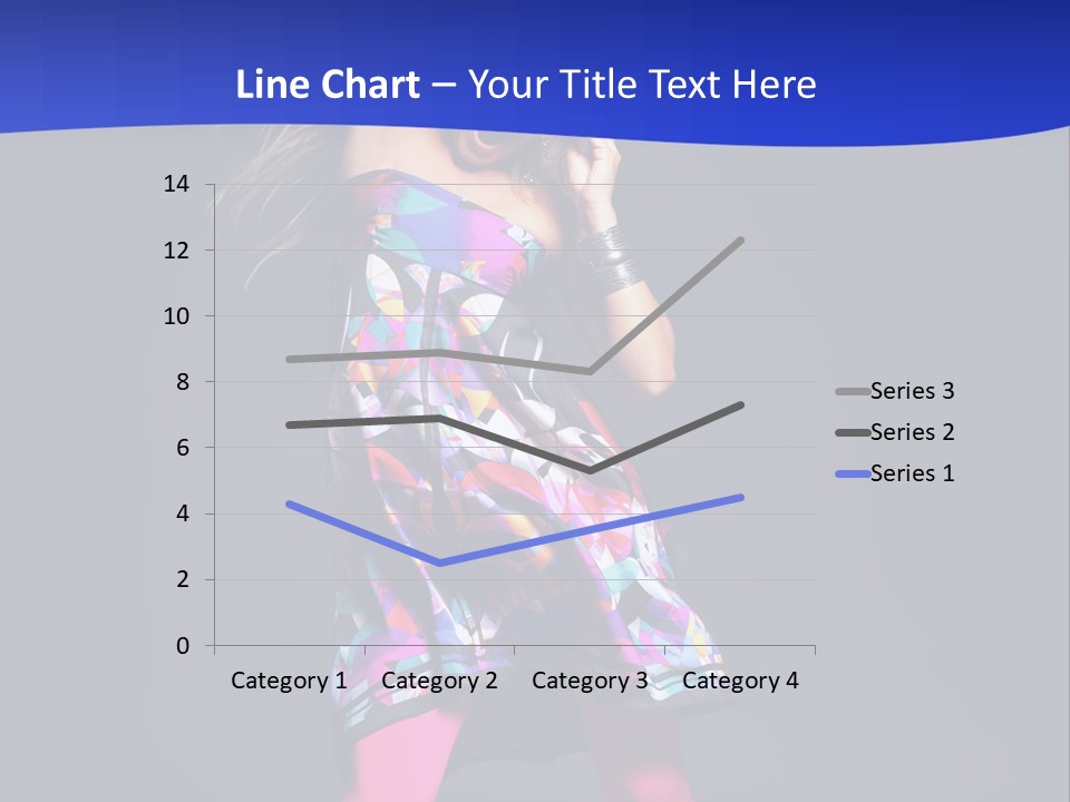 Woman Party Gogo PowerPoint Template