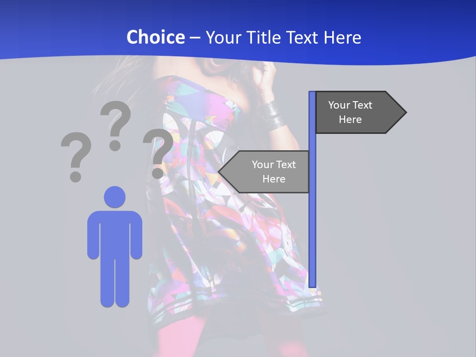 Woman Party Gogo PowerPoint Template