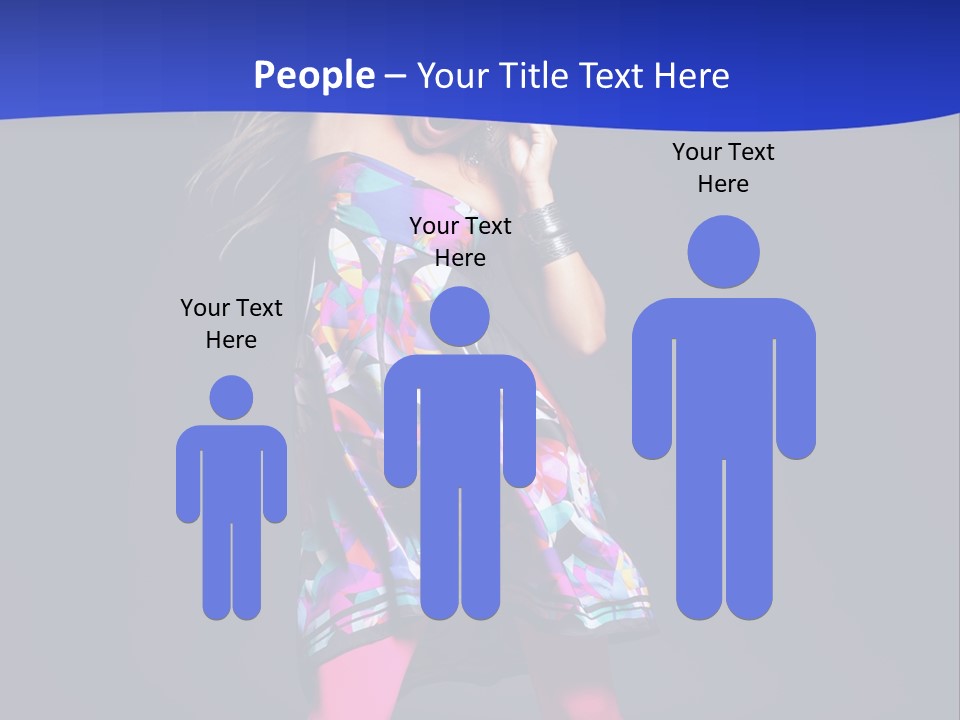 Woman Party Gogo PowerPoint Template