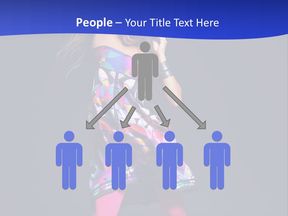 Woman Party Gogo PowerPoint Template