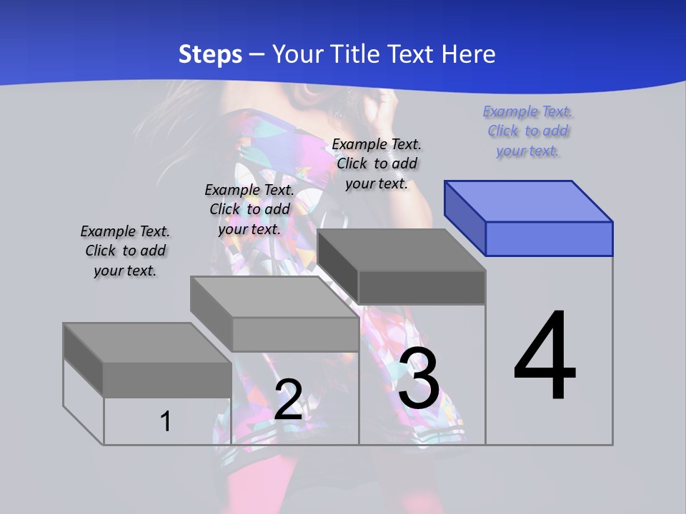 Woman Party Gogo PowerPoint Template