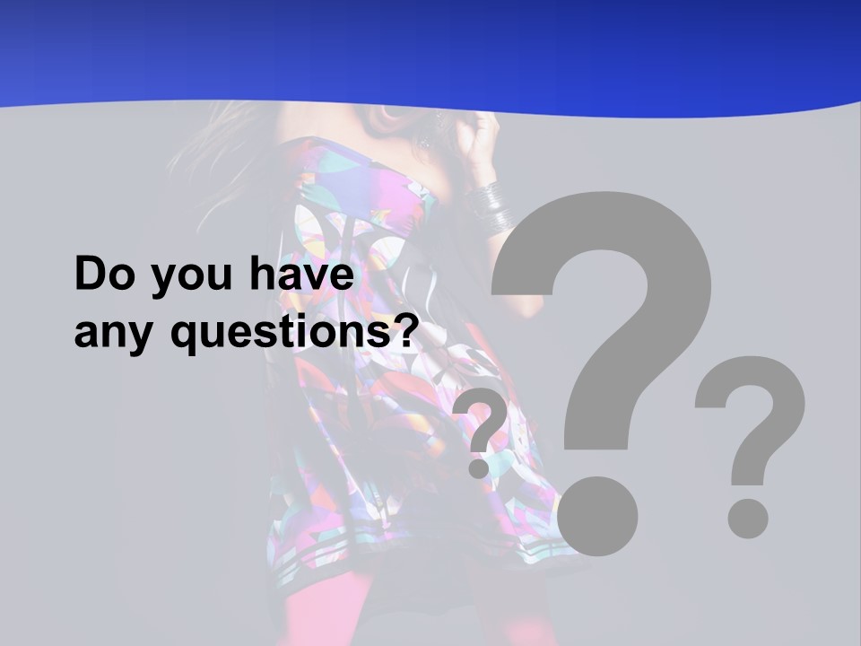 Woman Party Gogo PowerPoint Template