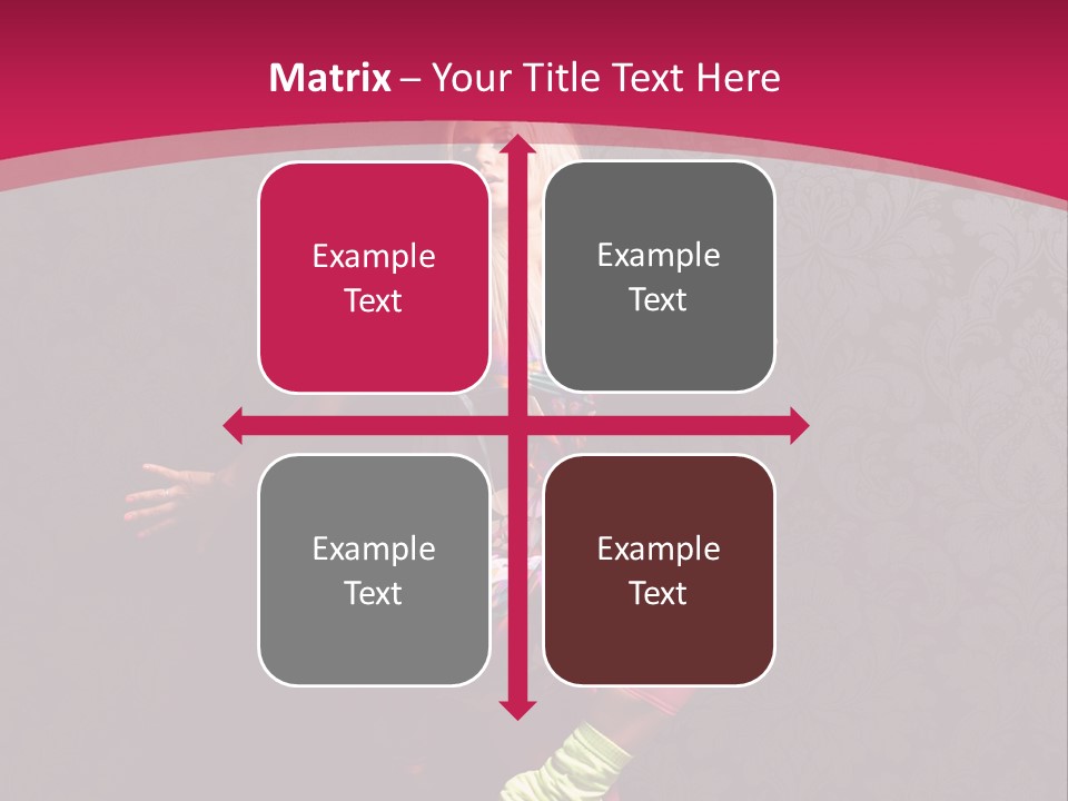 Heat Voluptuous Flirting PowerPoint Template