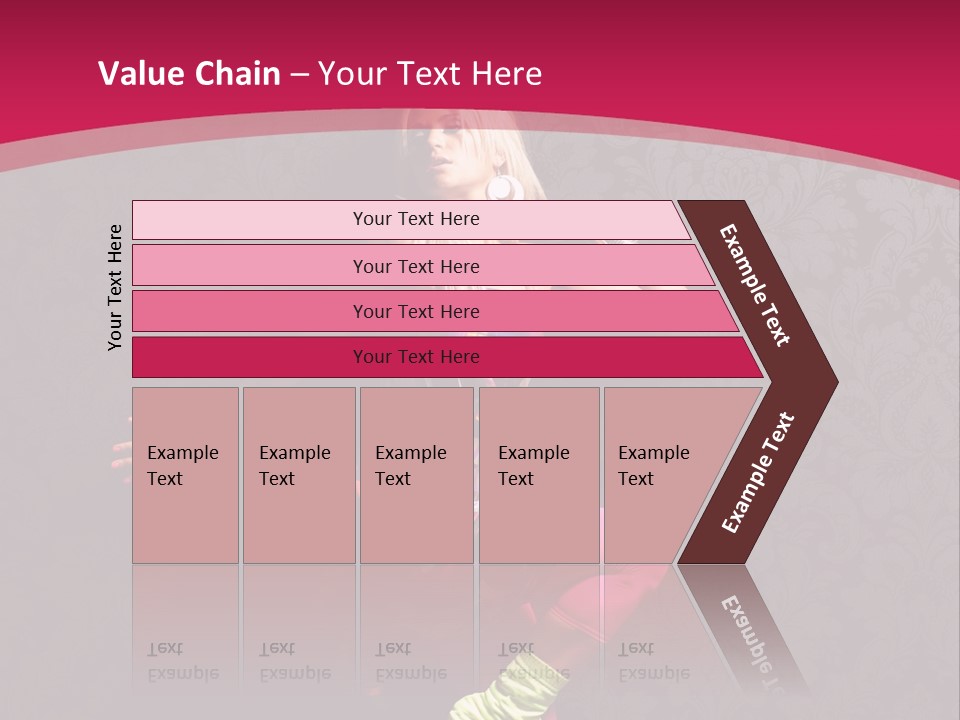 Heat Voluptuous Flirting PowerPoint Template