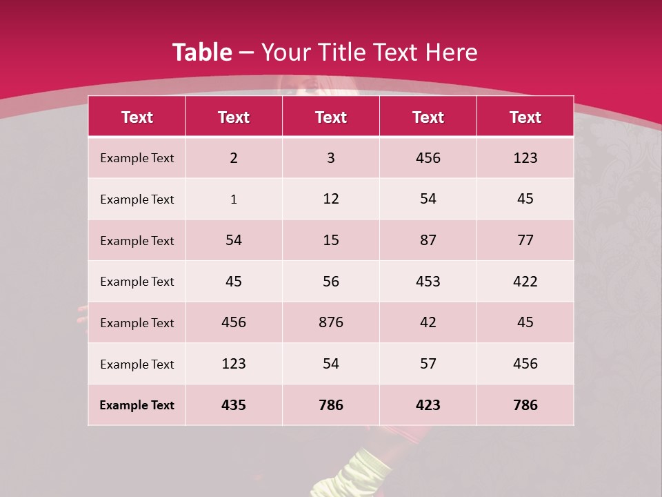 Heat Voluptuous Flirting PowerPoint Template