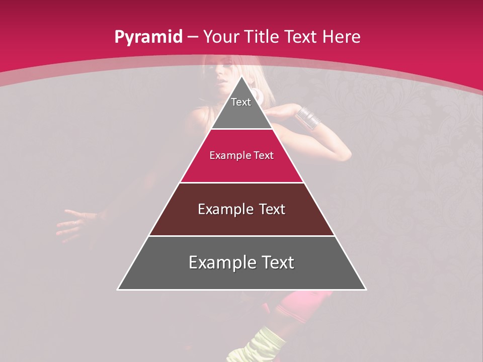 Heat Voluptuous Flirting PowerPoint Template