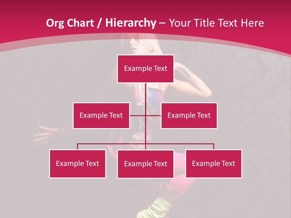 Heat Voluptuous Flirting PowerPoint Template