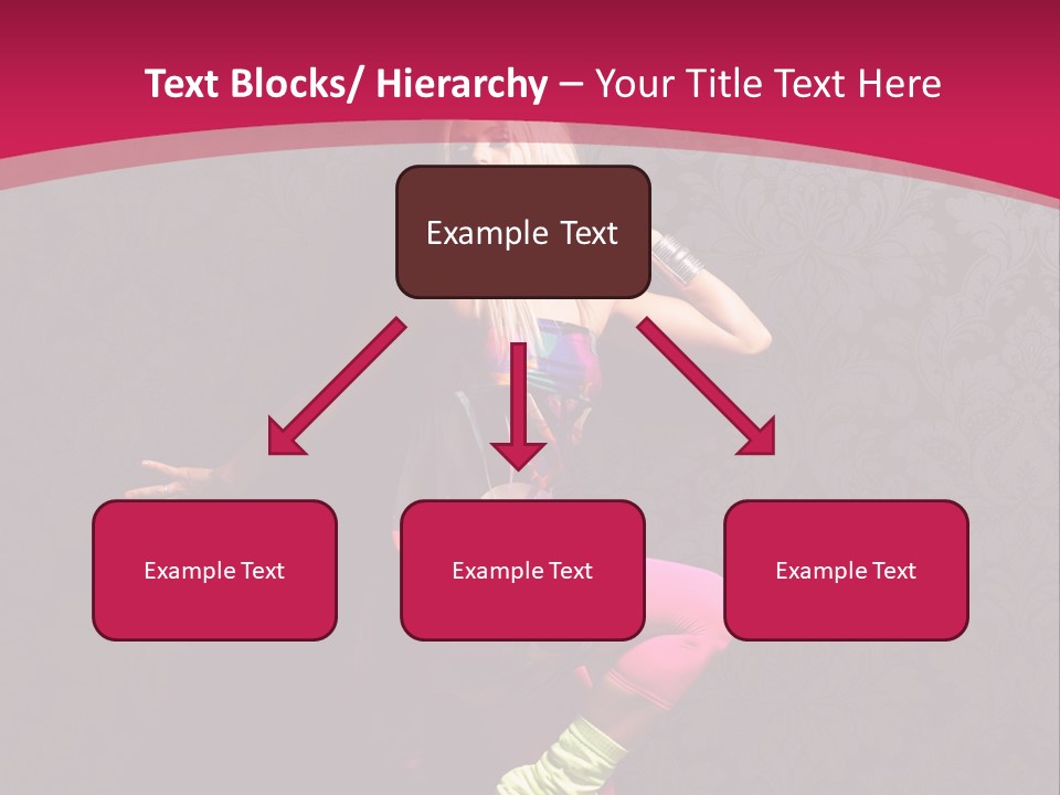 Heat Voluptuous Flirting PowerPoint Template