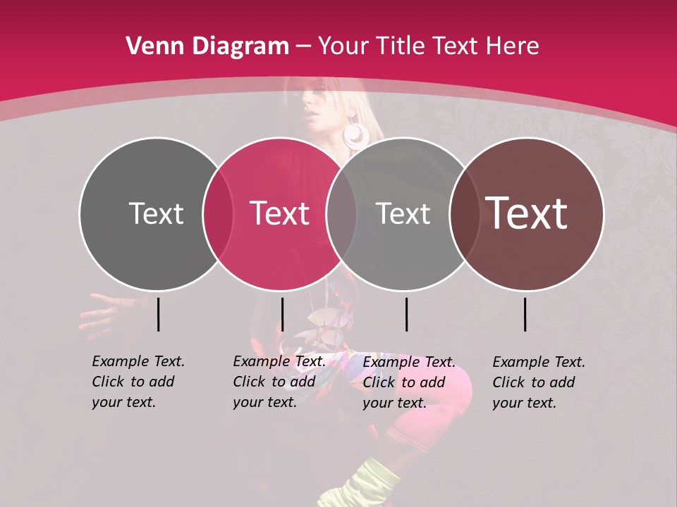 Heat Voluptuous Flirting PowerPoint Template