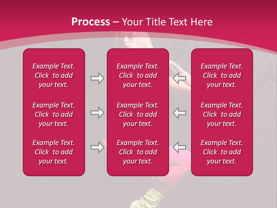 Heat Voluptuous Flirting PowerPoint Template