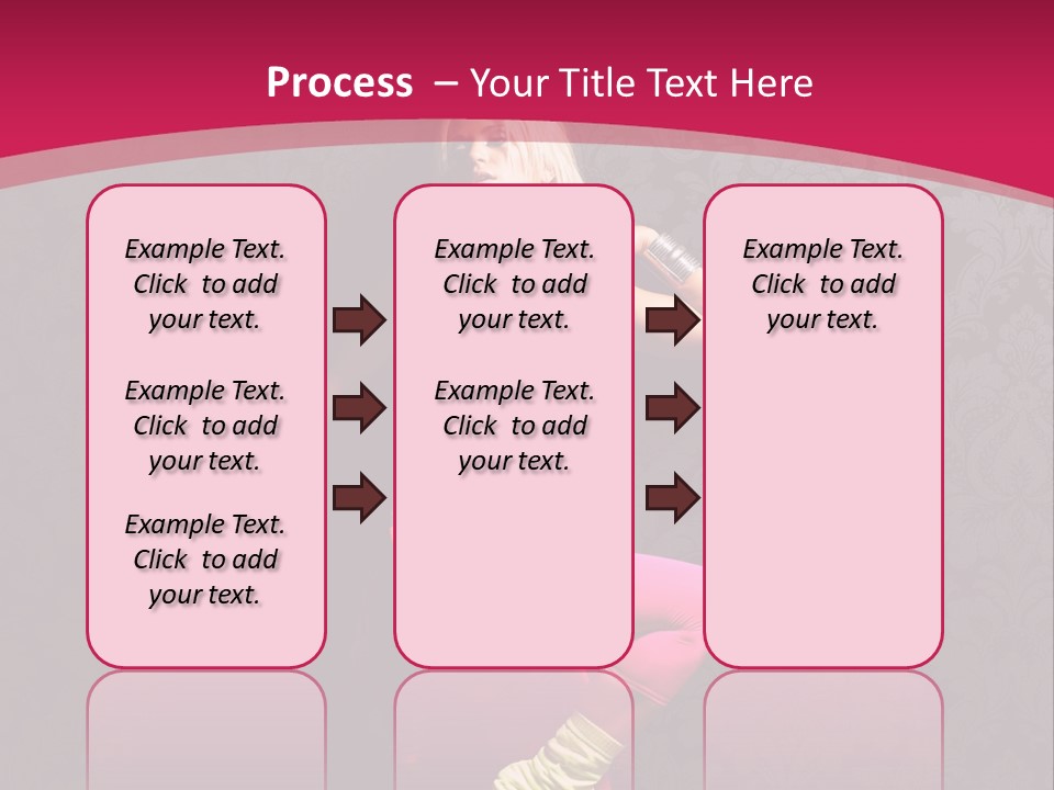 Heat Voluptuous Flirting PowerPoint Template