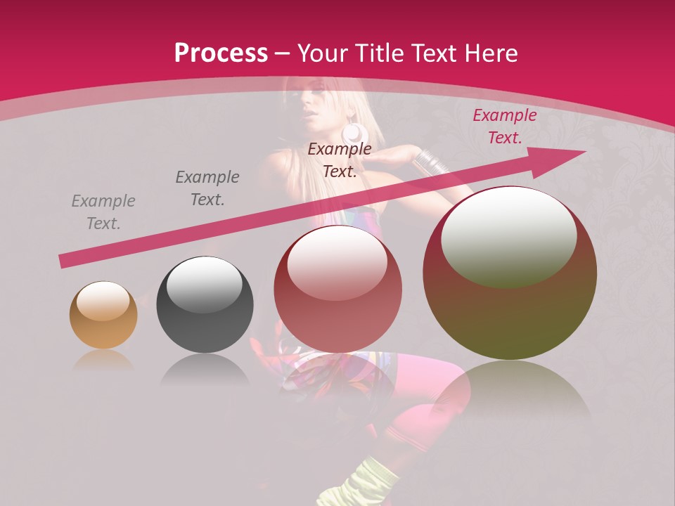 Heat Voluptuous Flirting PowerPoint Template