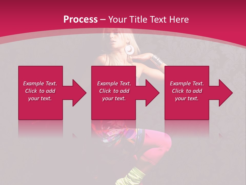 Heat Voluptuous Flirting PowerPoint Template