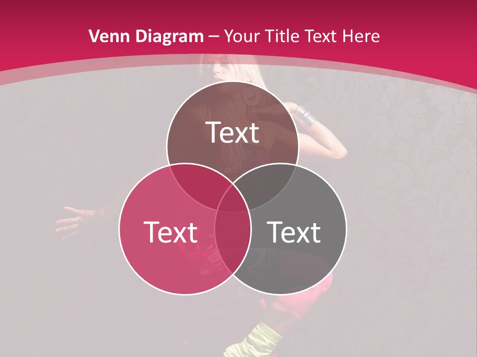 Heat Voluptuous Flirting PowerPoint Template