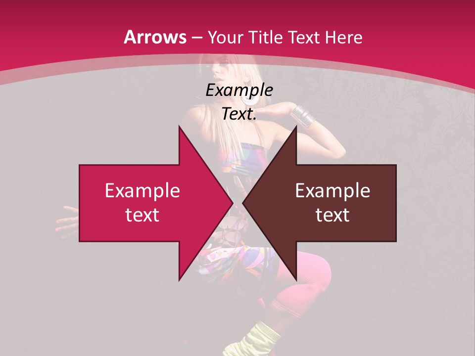 Heat Voluptuous Flirting PowerPoint Template