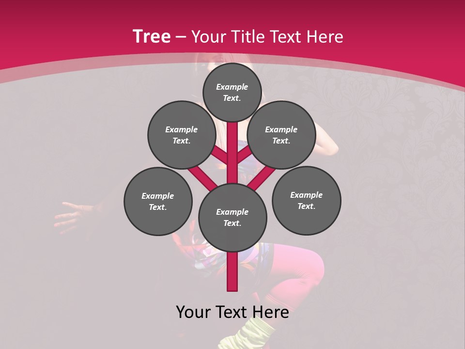 Heat Voluptuous Flirting PowerPoint Template